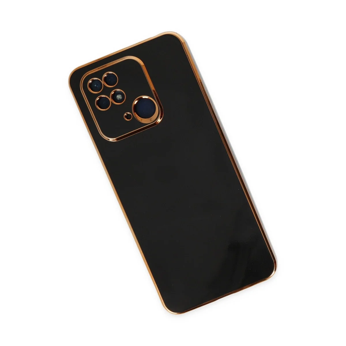 Xiaomi Redmi 10c Kılıf Volet Silikon - Siyah görsel 3