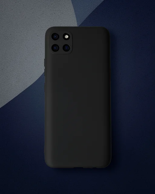 Realme C11 Kılıf Nano İçi Kadife Silikon - Siyah