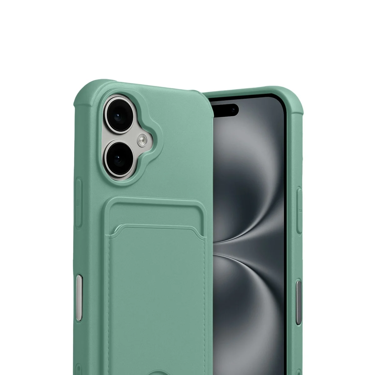 Apple İphone 17 Kelvin Kartvizitli Silikon - Açık Yeşil görsel 2