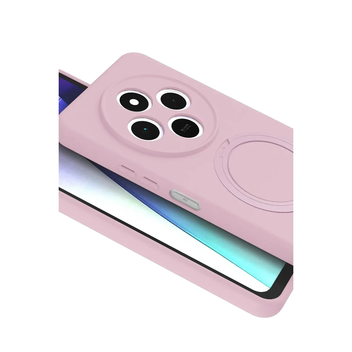 Xiaomi Redmi 14C Regal Magsafe Standlı Kapak - Açık Pembe görsel 3