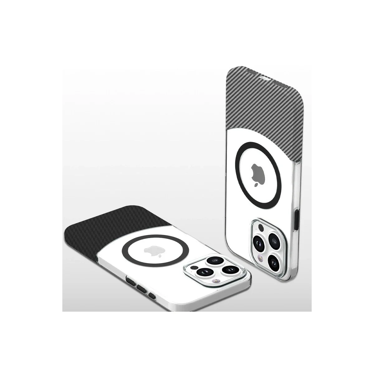 Joko Apple İphone 16 Carbon Puzzle Magsafe Kapak - Siyah görsel 2