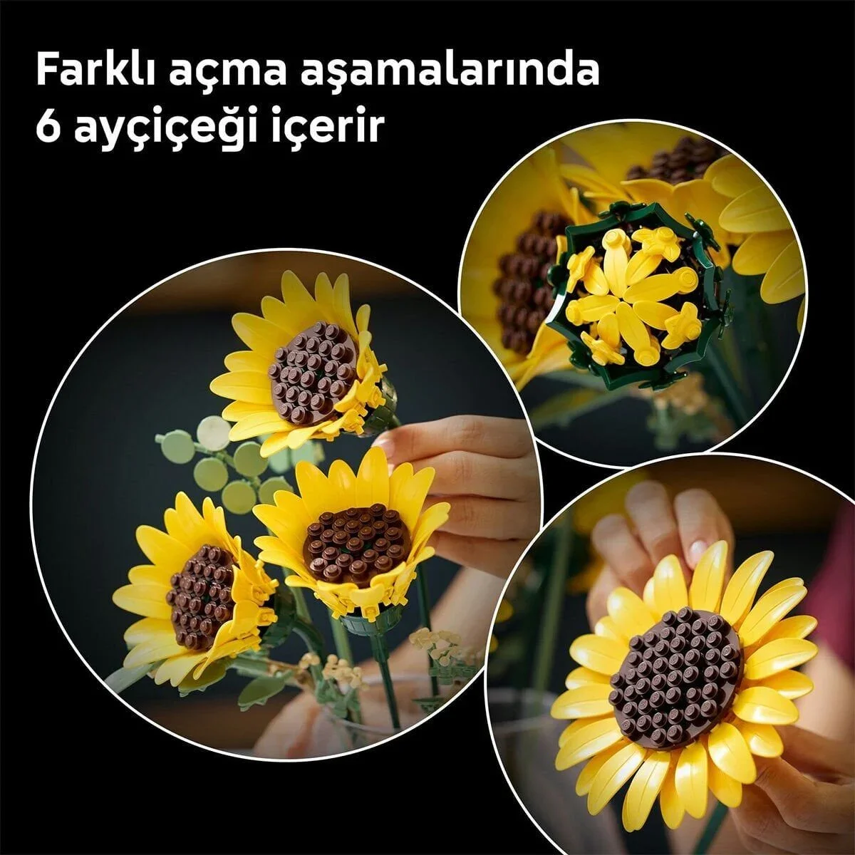 11502 Lego Botanicals Ayçiçeği Buketi 686 parça +18 yaş görsel 3