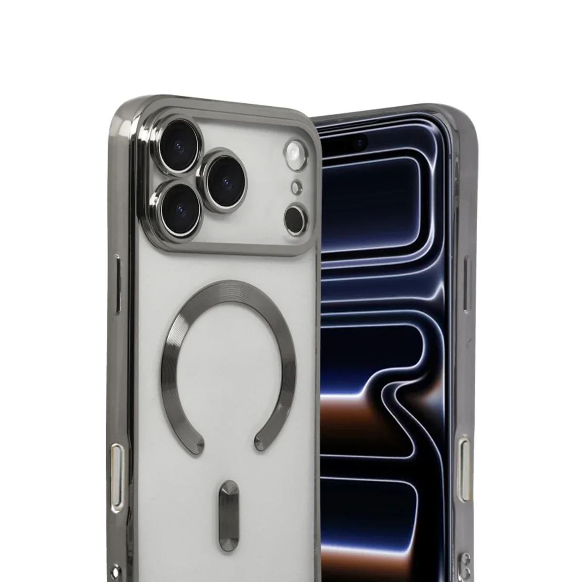 Apple iPhone 17 Pro Max Kross Magneticsafe Kapak - Titan Gri görsel 2