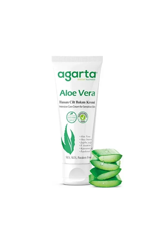 Gündüz İçin Doğal Yüz Bakım Kremi 75ml - Aloe Vera