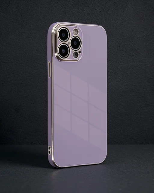 Apple İphone 13 Pro Max Kılıf Volet Silikon - Mor