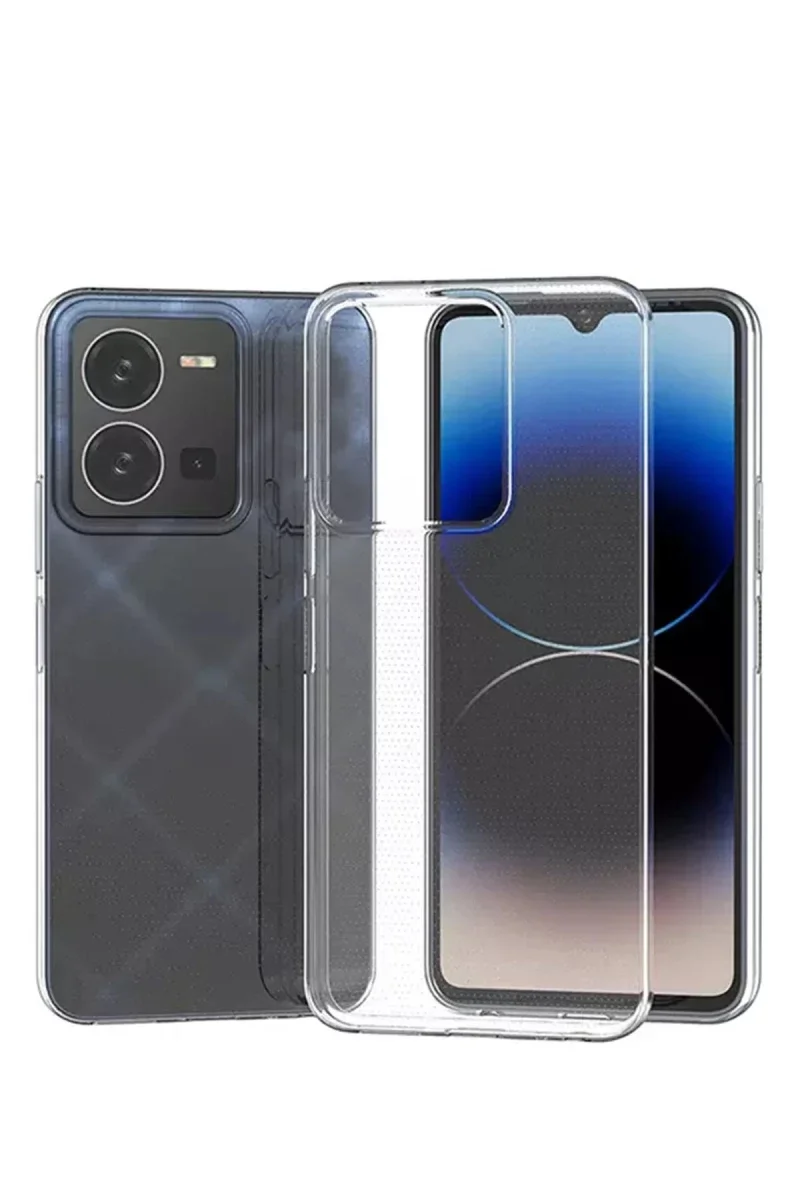 Vivo Y35 Kılıf Lüx Şeffaf Silikon