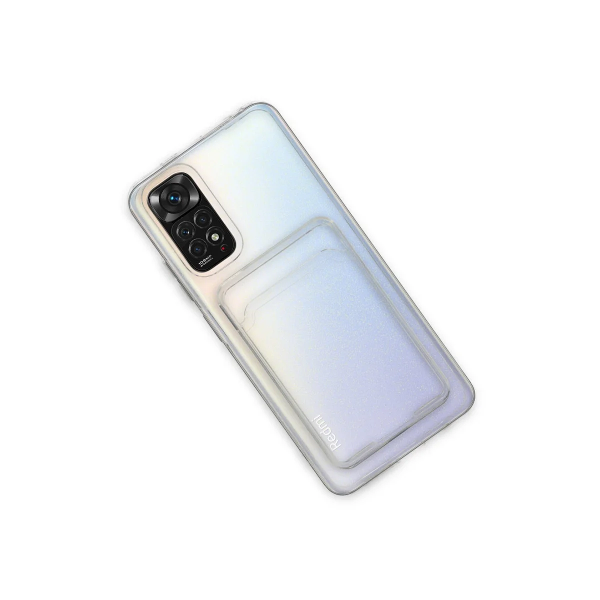 Xiaomi Redmi Note 11 Kılıf Kart Şeffaf Silikon - Şeffaf görsel 3