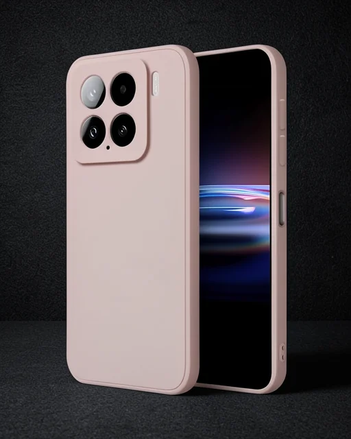 Xiaomi Mi 15 Kılıf Nano İçi Kadife Silikon - Pudra