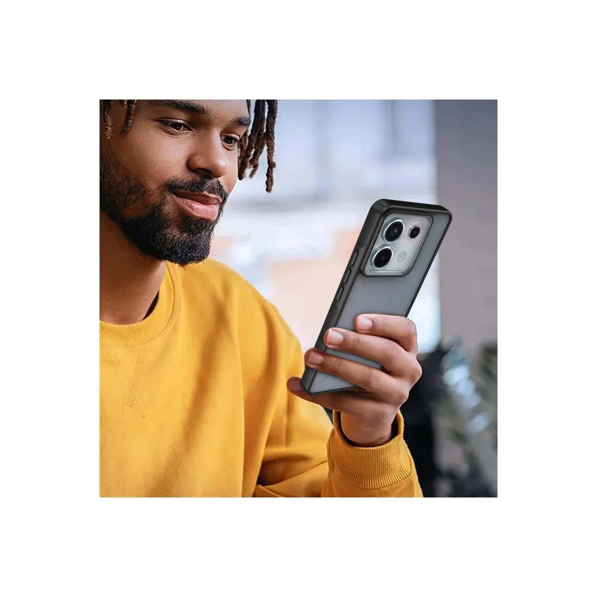 Xiaomi Redmi Note 13 Pro 5g Kılıf Elegant Kapak - Pudra görsel 3