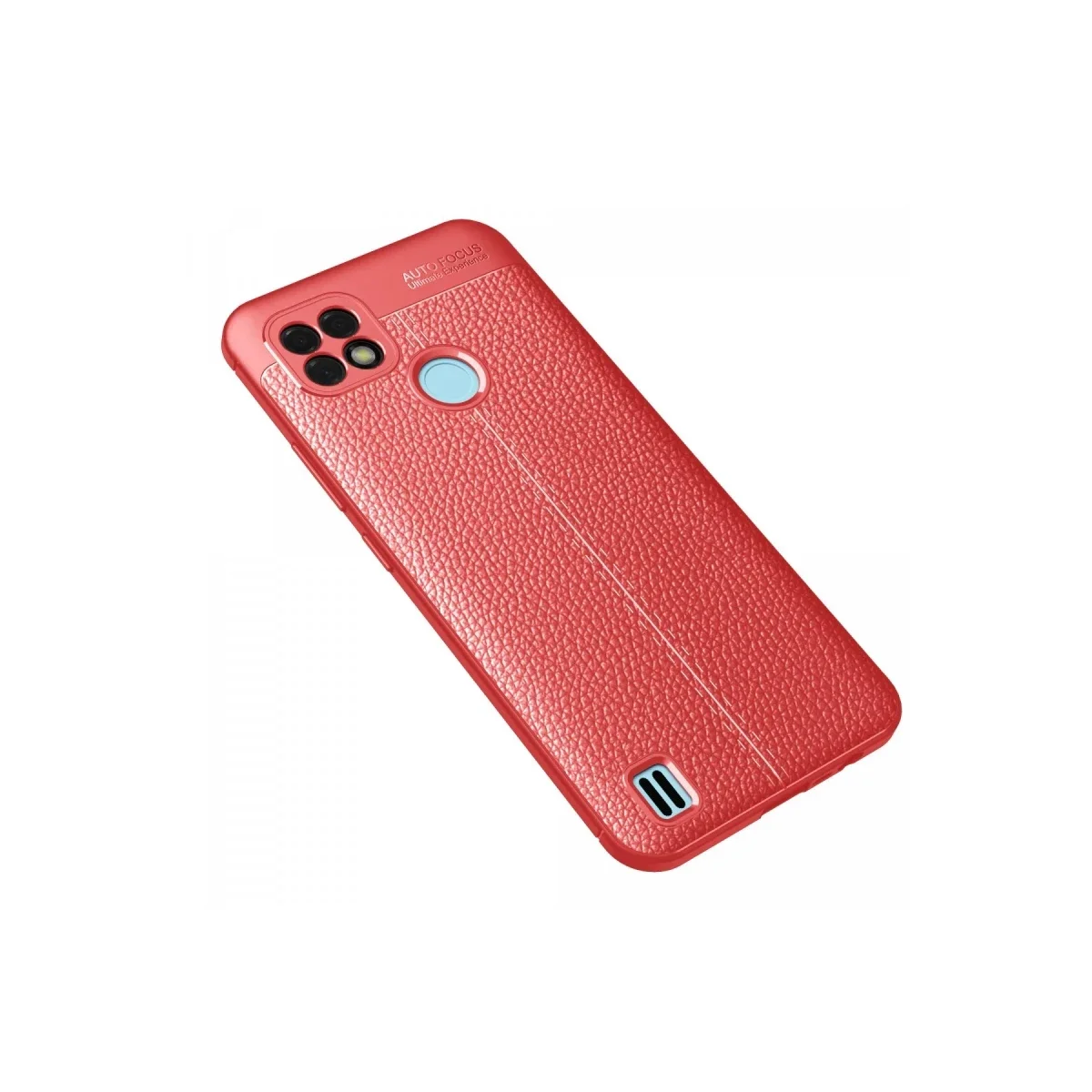 Realme C25 Kılıf Auto Focus Kapak - Kırmızı görsel 2