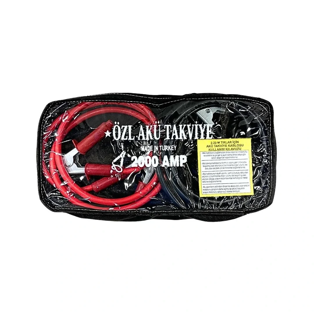 2000 Amp Akü Takviye Kablosu 2 m görsel 2