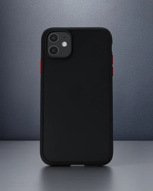 Apple İphone 11 Kılıf Montreal Silikon Kapak - Siyah