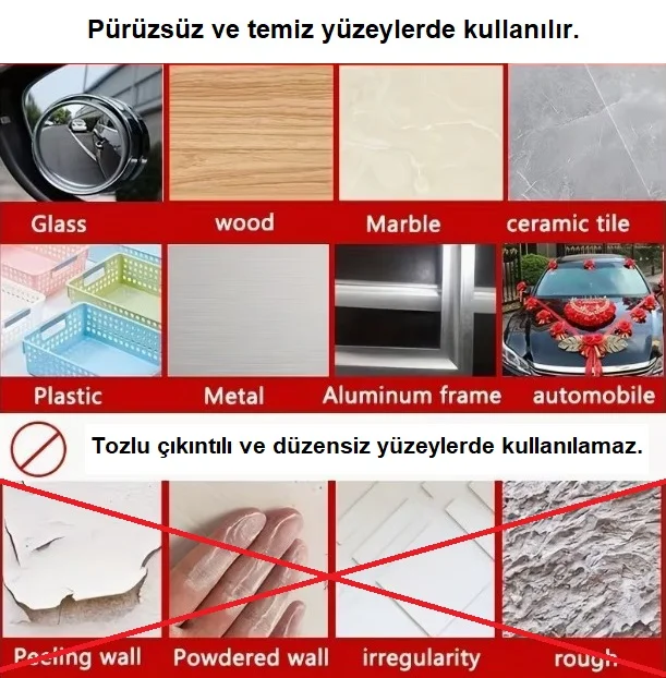 60 Parça Kolay Açılır Güçlü Çift Taraflı Bant 18mm*50mm görsel 4