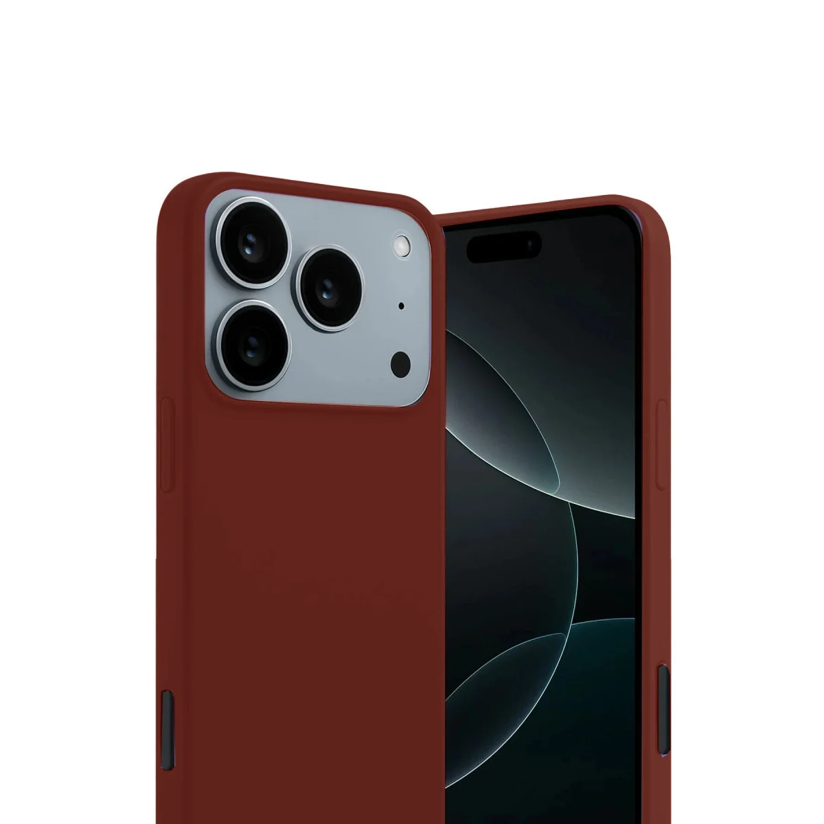 Apple İphone 17 Pro First Silikon - Bordo görsel 2
