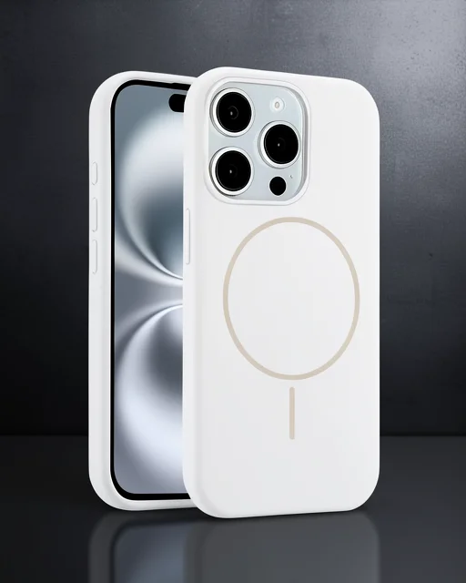 Joko Apple İphone 15 Pro Max Kılıf Jully Magsafe Kapak - Beyaz