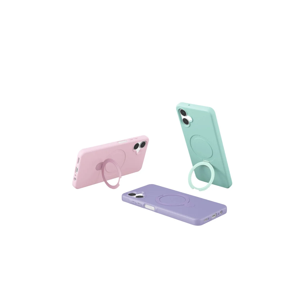 Samsung Galaxy A06 Regal Magsafe Standlı Kapak - Lacivert görsel 5