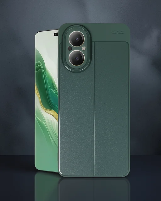Realme 12 Lite Kılıf Auto Focus Kapak - Koyu Yeşil