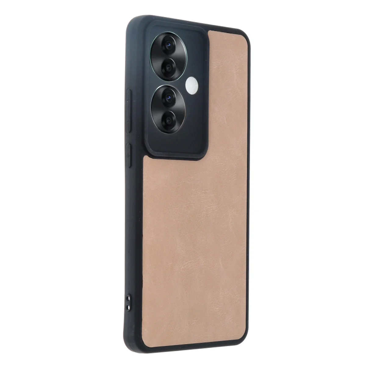 Oppo Reno 11f Kılıf Aras Deri Kapak - Pudra görsel 2