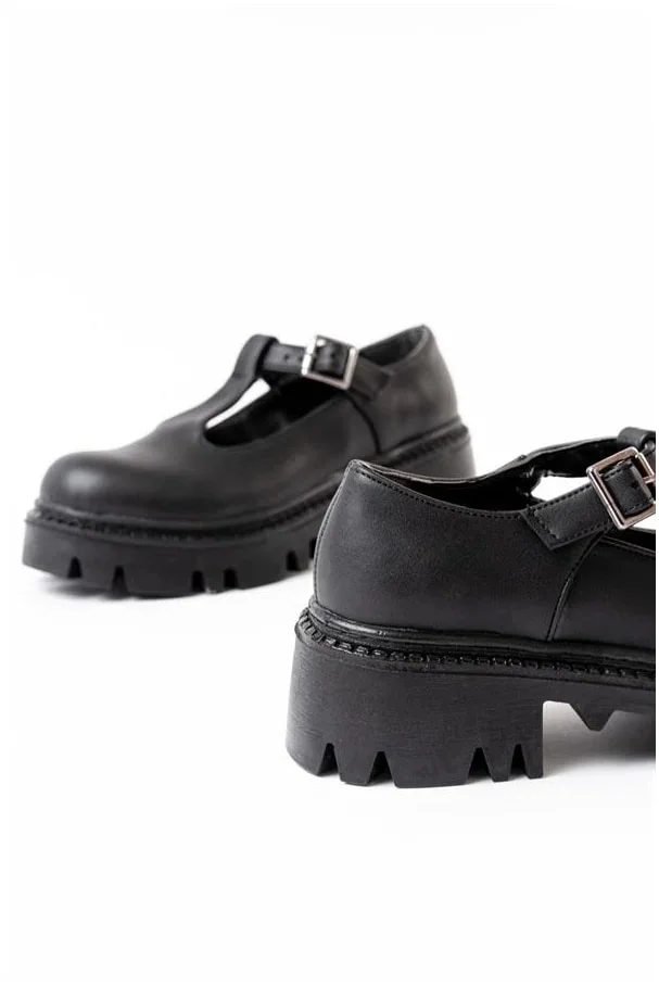 Kadın Loafer Ayakkabı Ayakkabı Bağcıksız Tabanlı Yumuşak Yüksek Casual görsel 4
