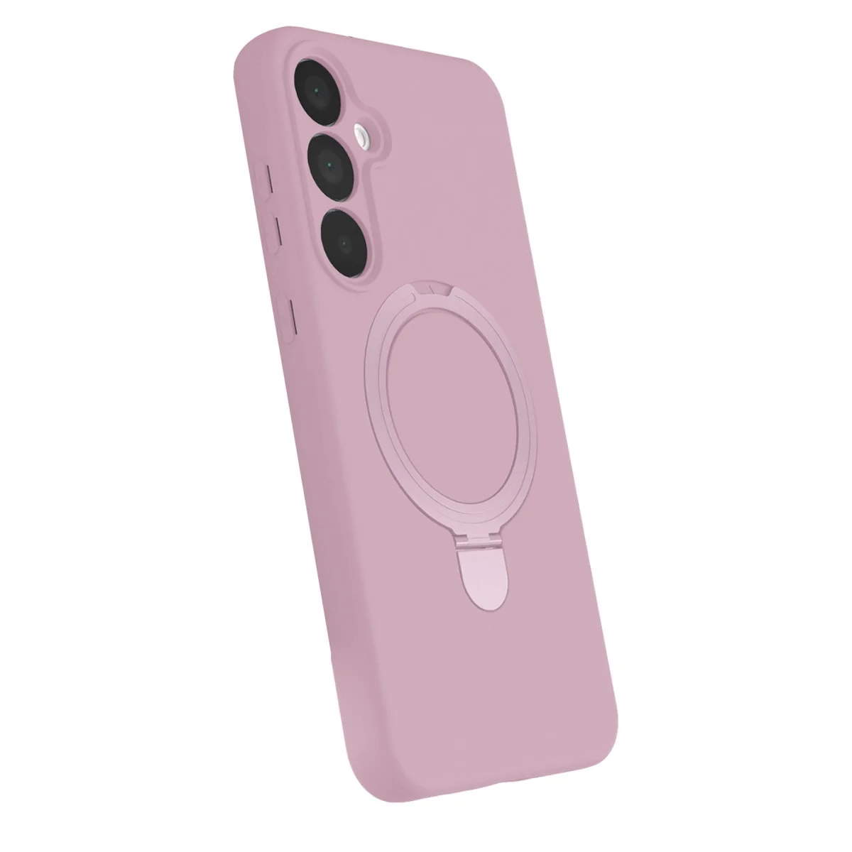 Samsung Galaxy A15 4g Regal Magsafe Standlı Kapak - Açık Pembe görsel 2