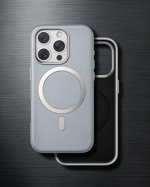 Venco Apple İphone 16 Pro Puskas Magsafe Kapak - Titan Gri
