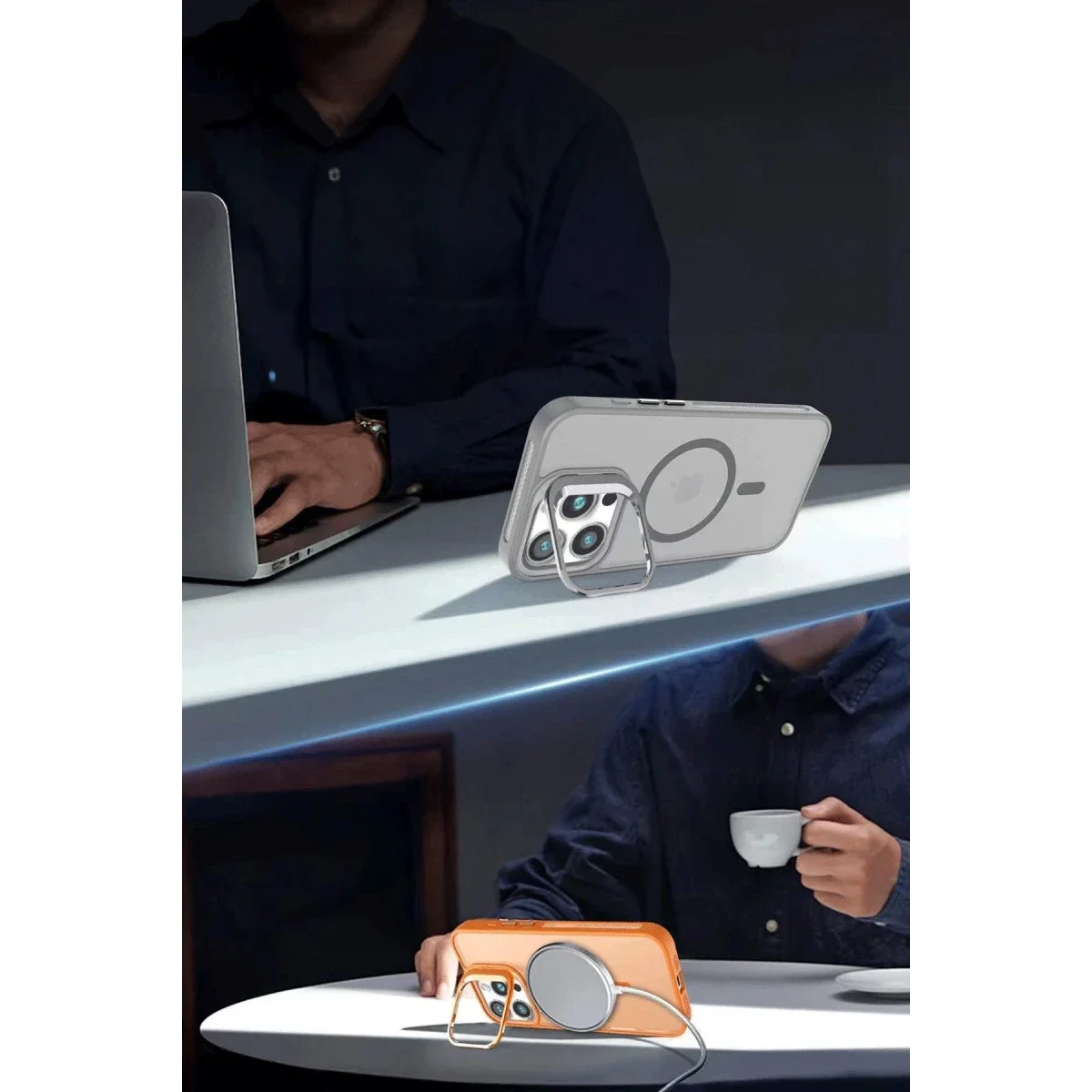 Joko Apple iPhone 16 Flet Lens Magsafe Kapak - Siyah görsel 3