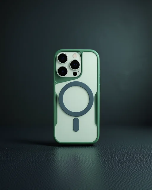Apple İphone 14 Pro Kılıf Boyi Magsafe Silikon Kapak - Yeşil