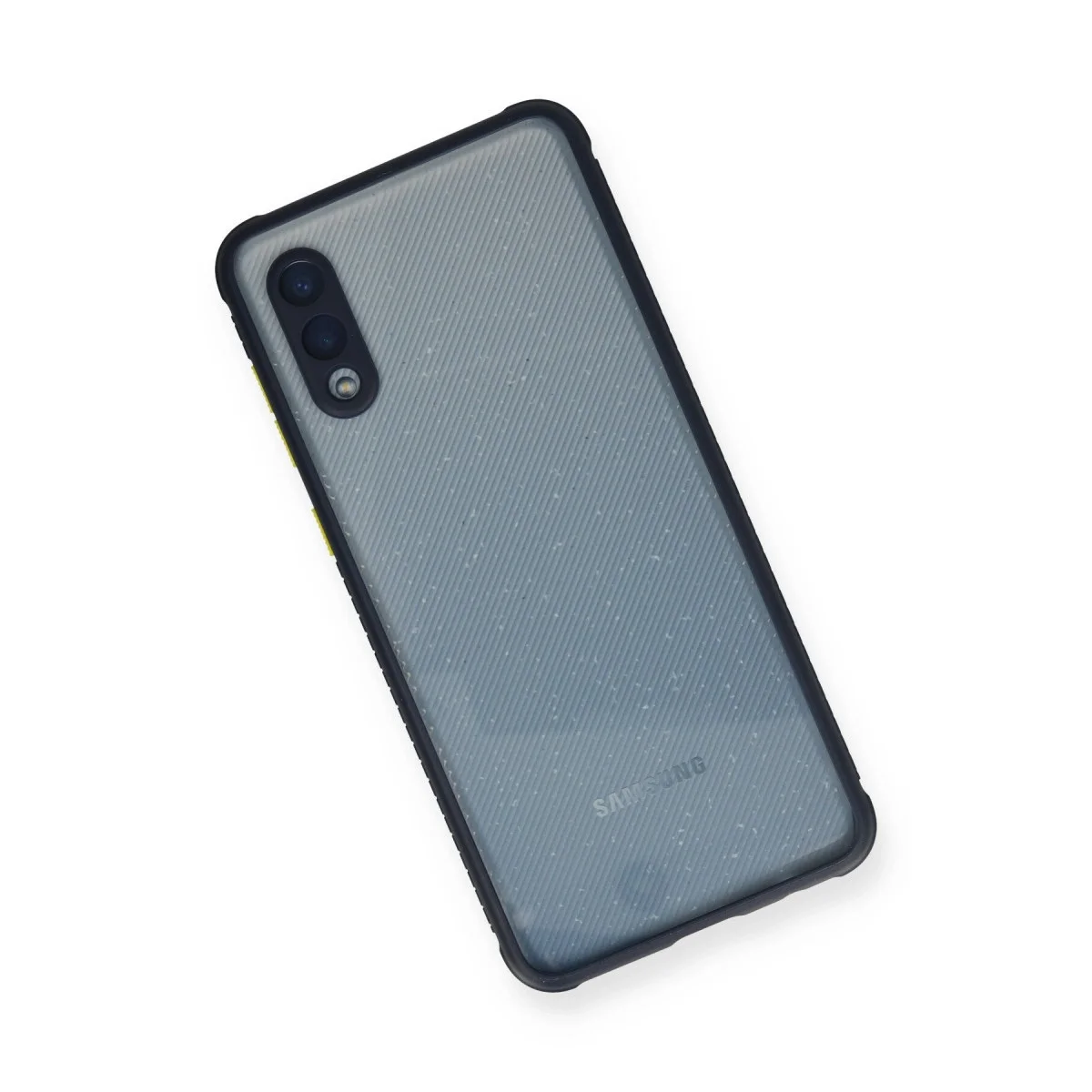 Samsung Galaxy A02 Kılıf Miami Şeffaf Silikon - Lacivert görsel 3