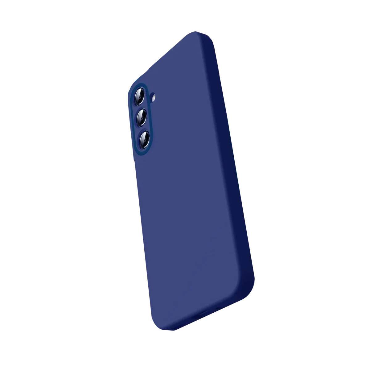 Samsung Galaxy S26 Fe Nano İçi Kadife Silikon - Lacivert görsel 2