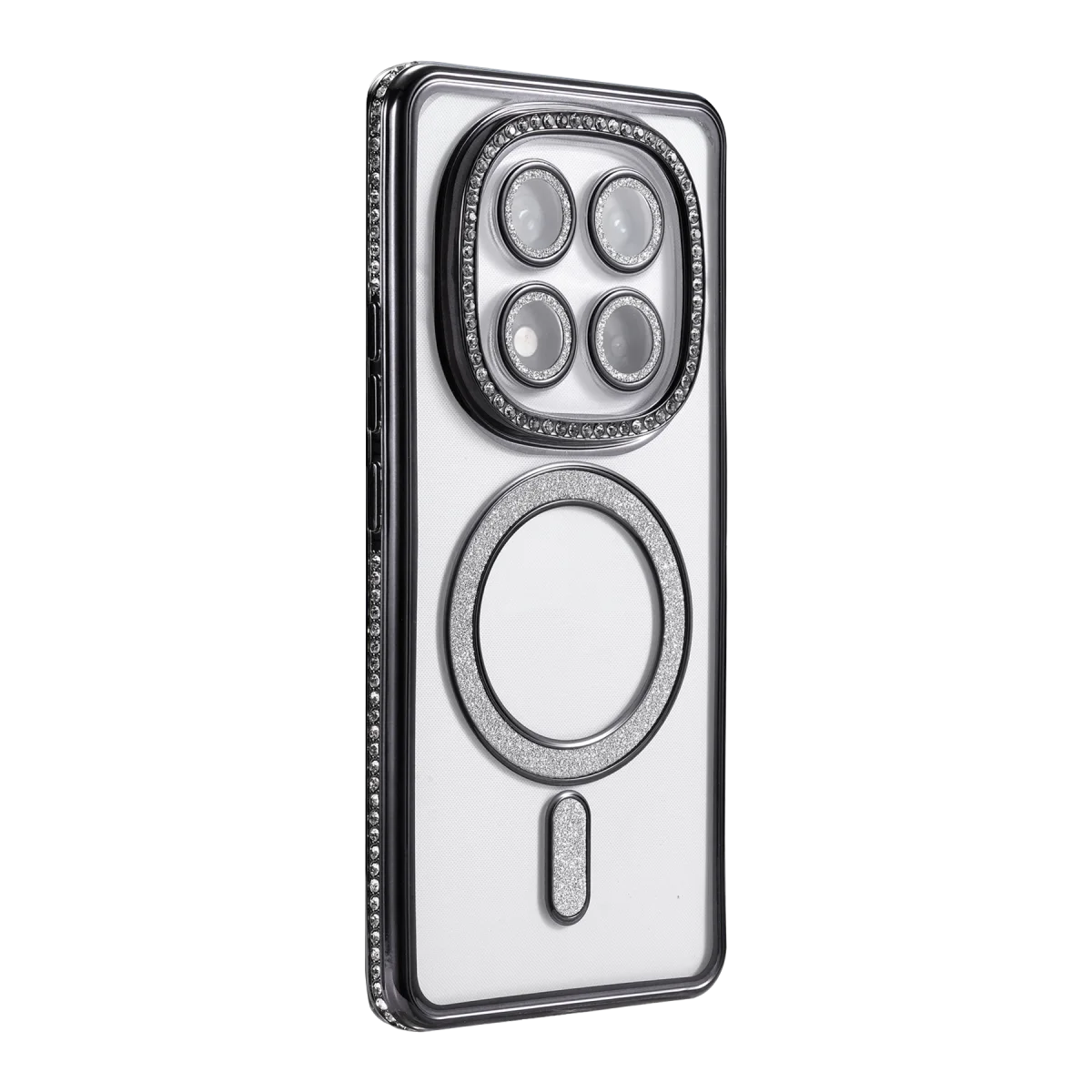 Xiaomi Redmi Note 15 Pro 5G Joke Simli Magneticsafe Kılıf - Siyah görsel 3