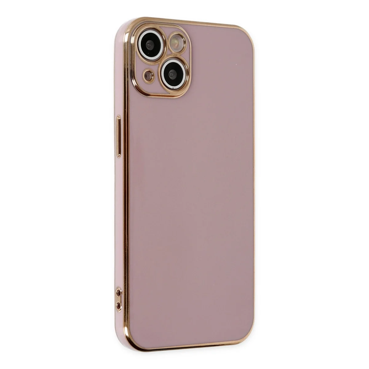 Apple İphone 14 Kılıf Volet Silikon - Mor