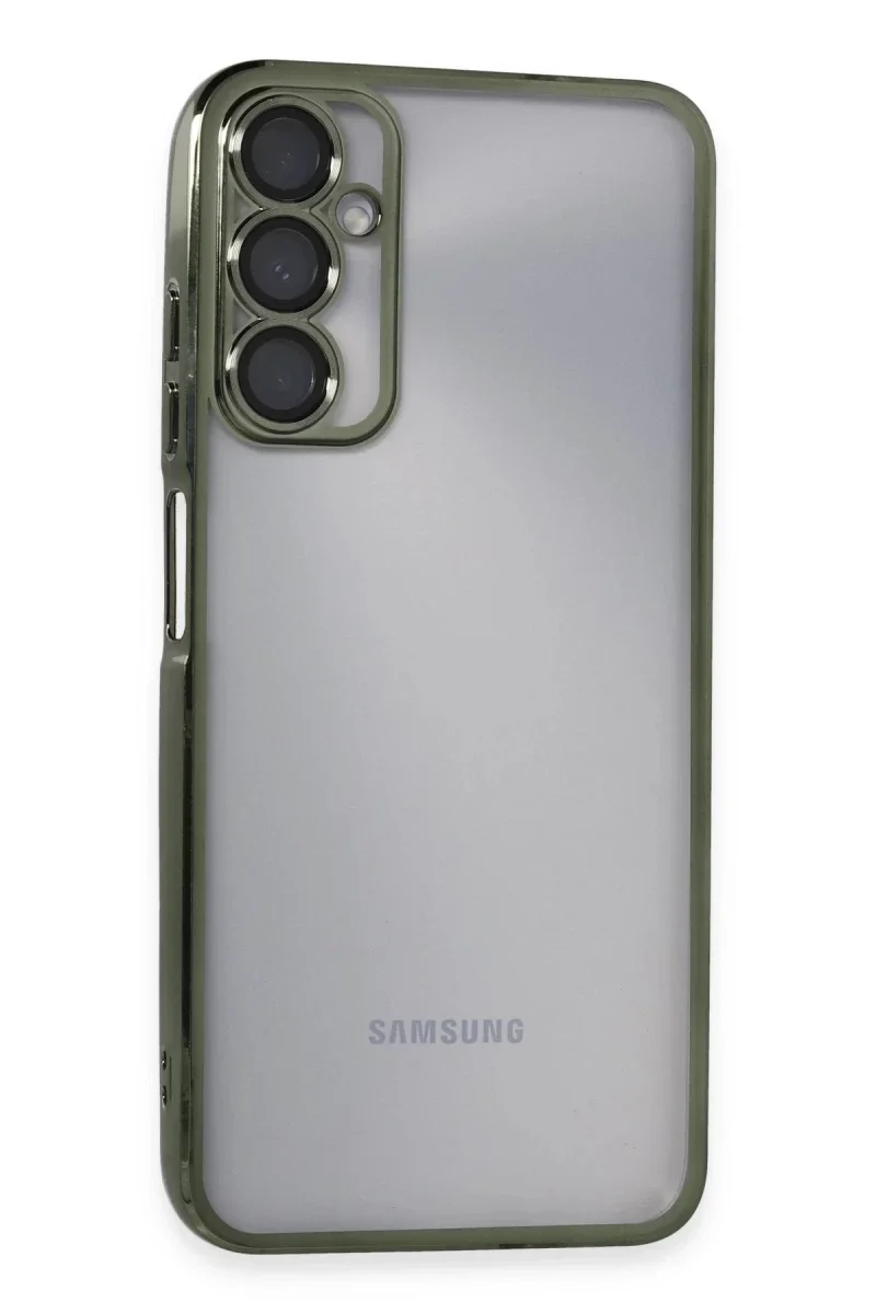 Samsung Galaxy A05S Kılıf Razer Lensli Silikon - Yeşil