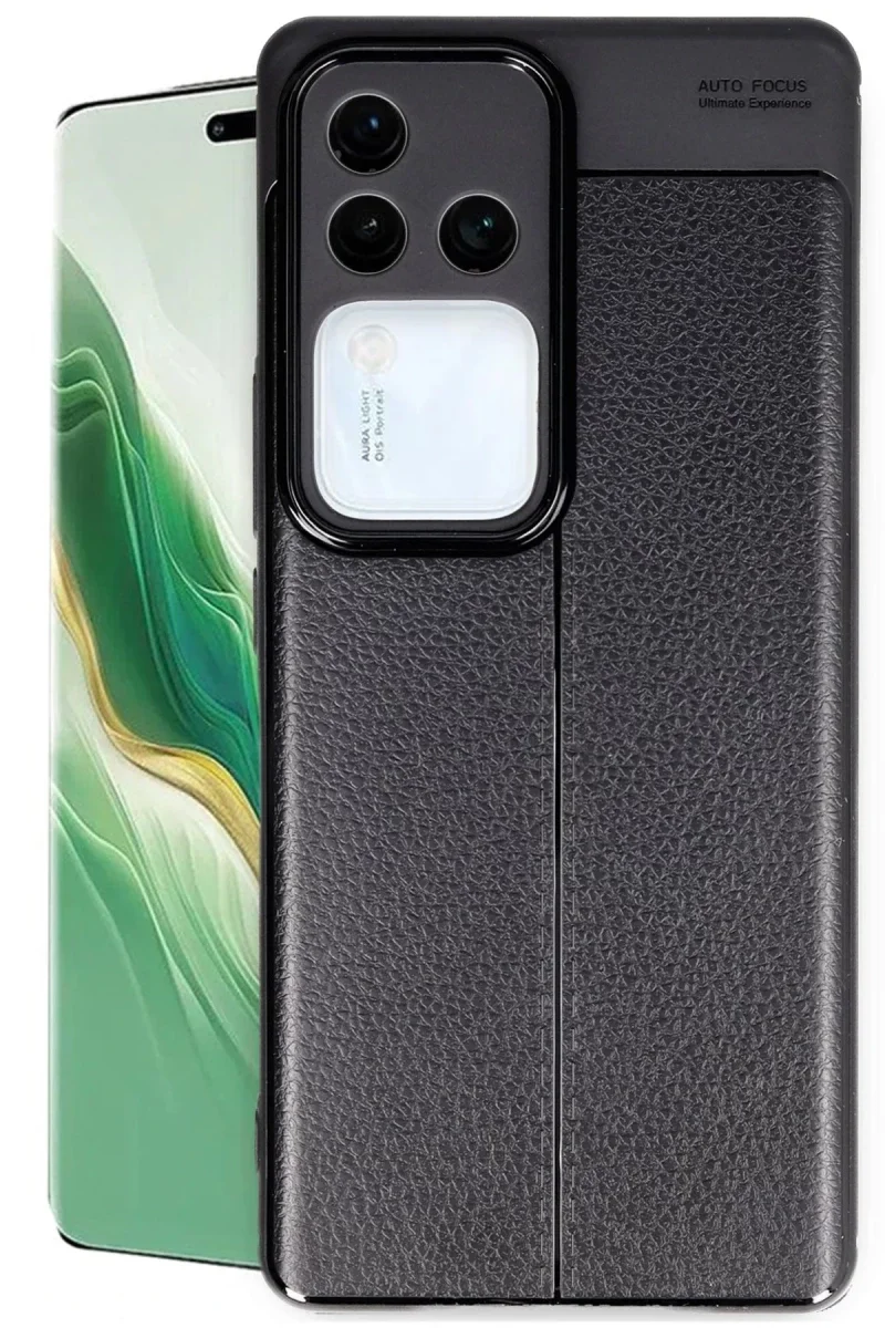 Vivo V30 5G Kılıf Auto Focus Kapak - Siyah