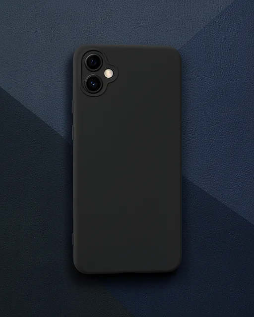 Samsung Galaxy A05 Kılıf Nano İçi Kadife Silikon - Siyah
