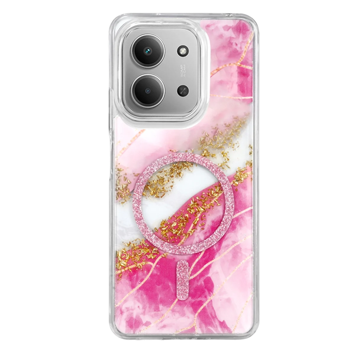Onegif Xiao Red 15c 4g Lotus Simli Magsafe Kapak - Pembe görsel 3