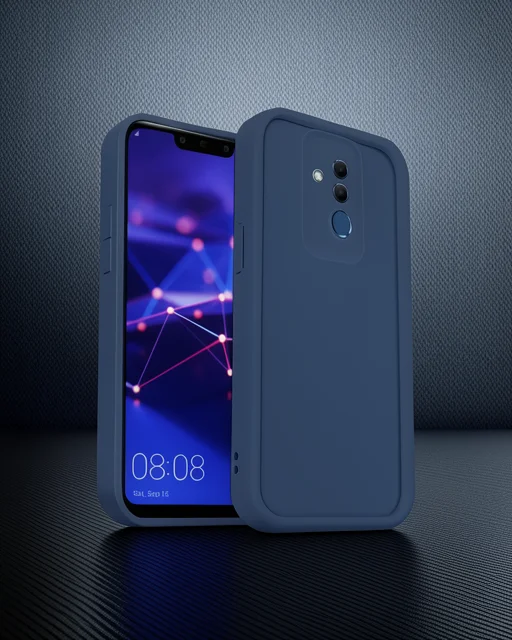 Huawei Mate 20 Lite Kılıf Viera Silikon - Lacivert