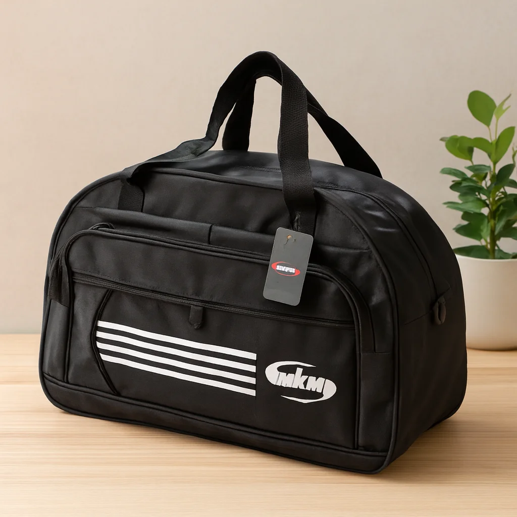 3 Bölmeli Orta Boy Spor ve Seyahat Çantası 55x33x18 cm