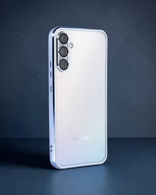 Samsung Galaxy A34 5g Kılıf Razer Lensli Silikon - Açık Mavi