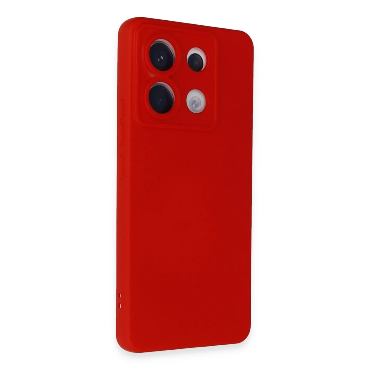 Xiaomi Redmi Note 13 Pro 5g Kılıf Nano İçi Kadife Silikon - Kırmızı görsel 2