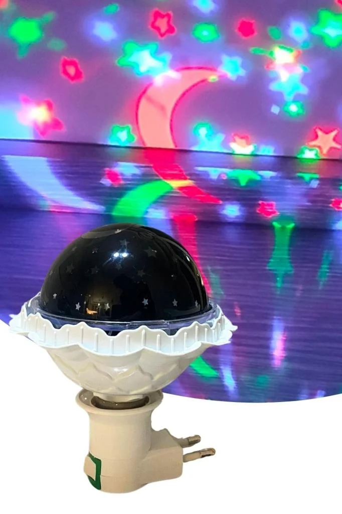 Kristal Gökyüzü Modlu Yıldızlı Hareketli 360 Derece Dönen Kristal Led Ampül(adet fiyatıdır) görsel 2