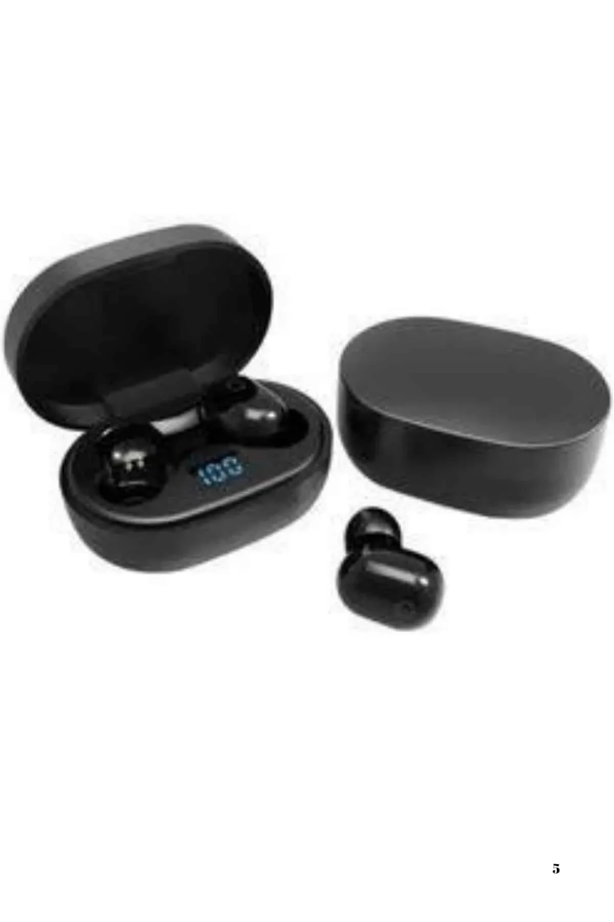 TWS Bluetooth Kulaklık Kulak İçi Kablosuz Dijital Göstergeli Çağrı Cevaplayabilen görsel 5
