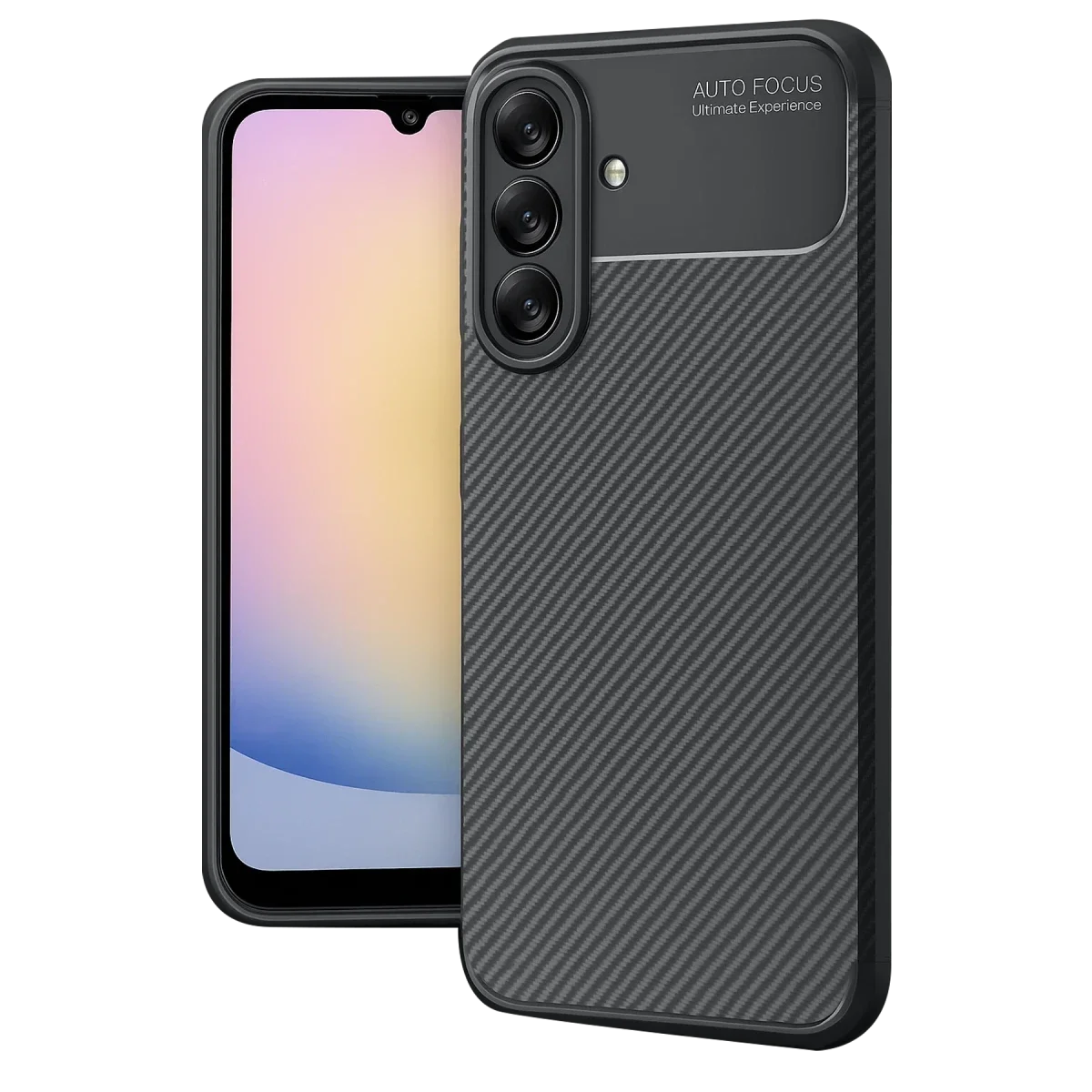 Samsung Galaxy A17 5G Auto Focus Karbon Kapak - Siyah
