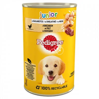 Junior Tavuklu Soslu Yavru Köpek Konservesi 400 Gr