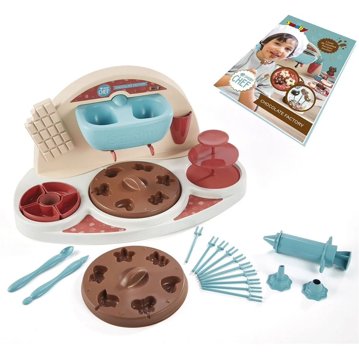 7600312116 Smoby Chef Çikolata Fabrikası Oyun Seti görsel 3