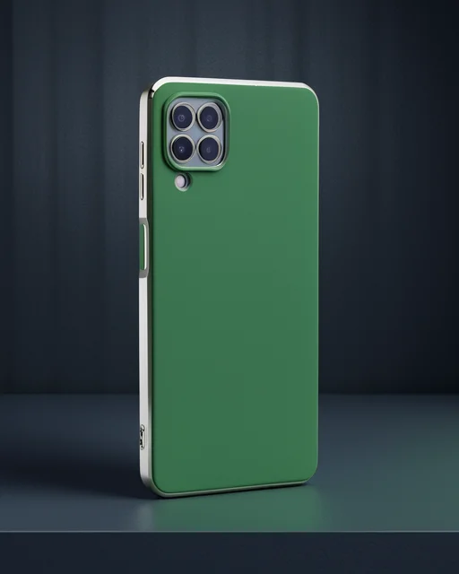 Samsung Galaxy A22 Kılıf Volet Silikon - Açık Yeşil