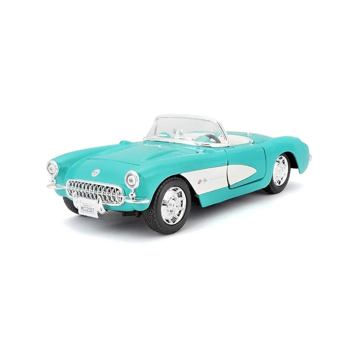 MAY 31275 1957 Chevrolet Corvette 1:24 -Necotoys görsel 2
