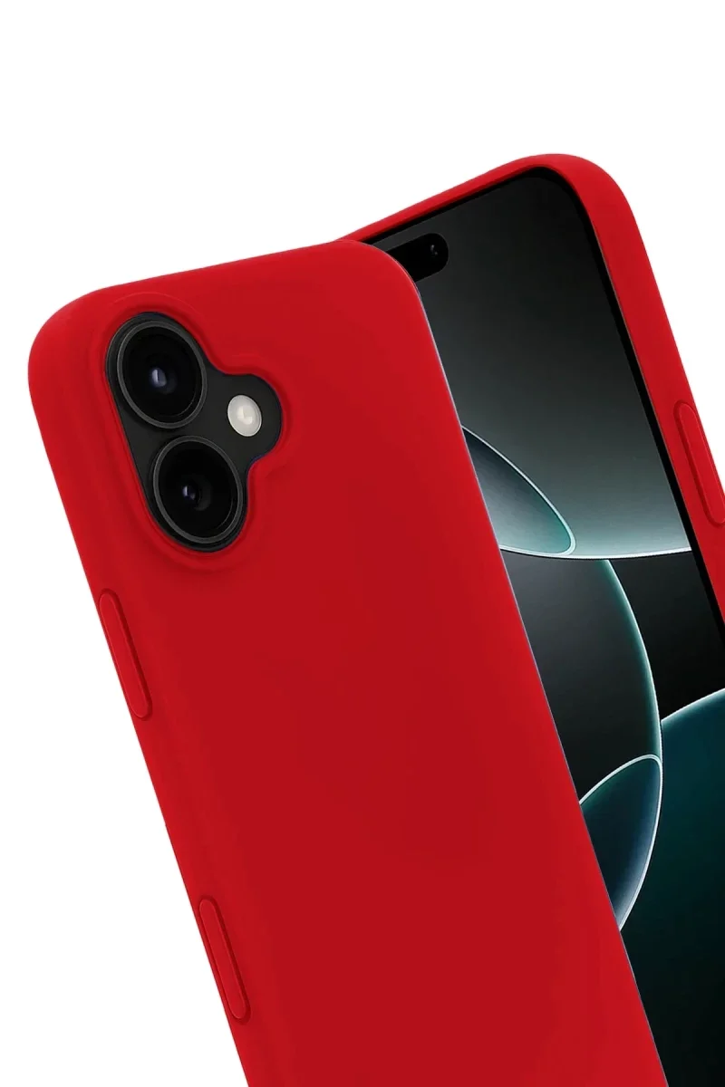 Apple iPhone 17 First Silikon - Kırmızı görsel 2