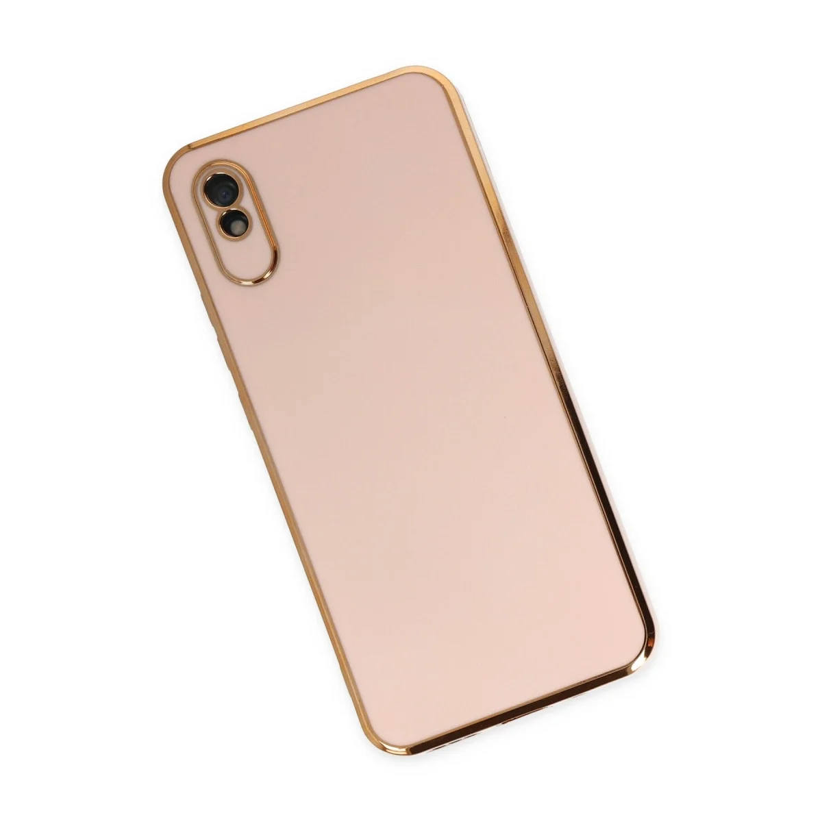 Xiaomi Redmi 9a Kılıf Volet Silikon - Pembe görsel 2