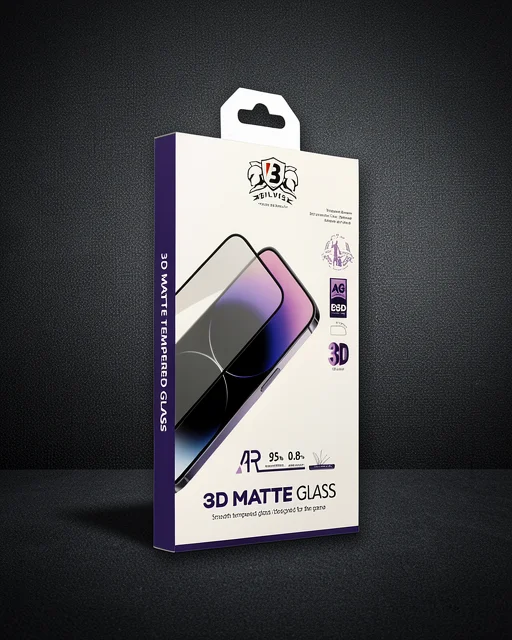 Apple İphone 14 Pro Bilvis 3d Mat Cam Ekran Koruyucu