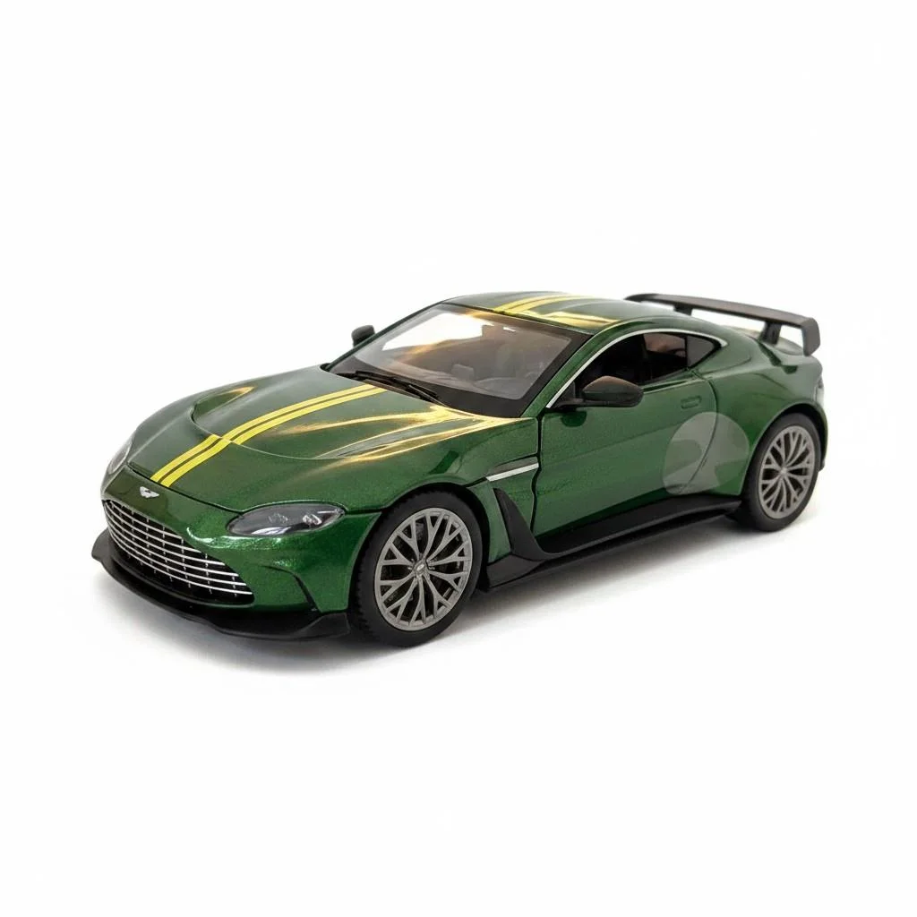 RW8232 1:32 ASTON MARTON VANTAGE ÇEK BIR.ARABA METAL MODEL ARABA adet fiyatıdır görsel 2
